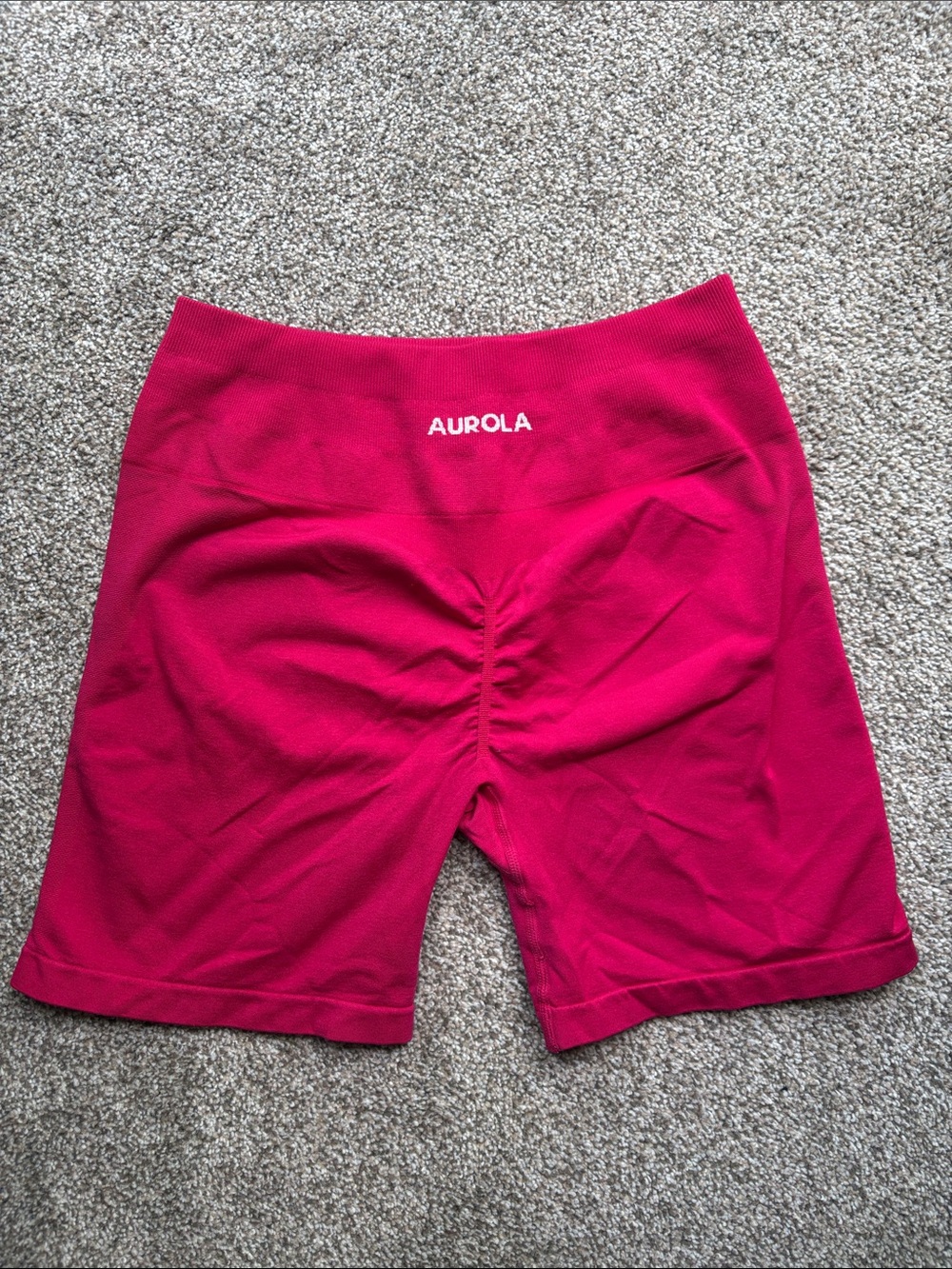 Aurola High-Rise Raspberry Bike Shorts for Women